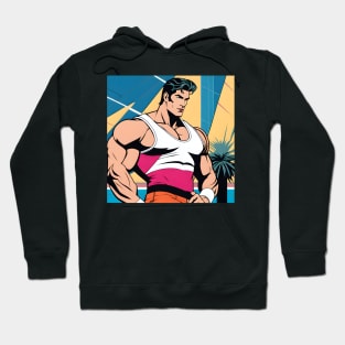 BEEFCAKE 80s Nagel Style Hoodie